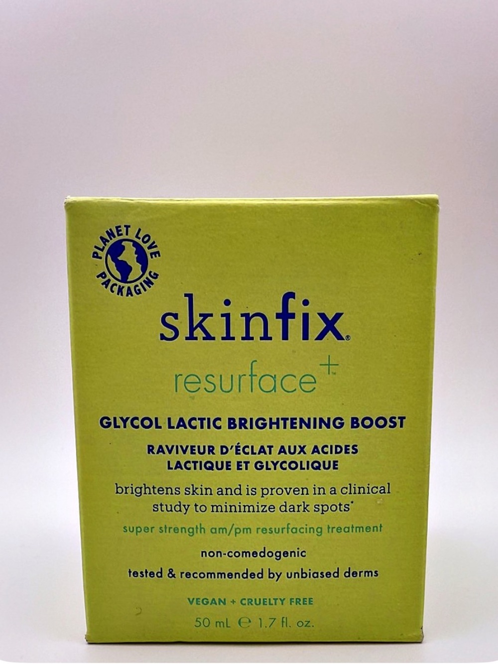 Skinfix resurface + Glycol Lactic Brightening Boost Cream Moisturizer 1.7oz